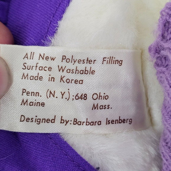 Vtg North American Bear Co Violet Exercise 1984 Purple Headband Jazzercise 19" - Picture 9 of 10